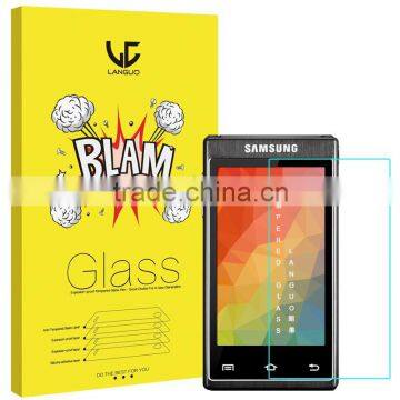 LANGOU for Mobile Phone Plastic Tempered Glass Film for Samsung W990 Screen Protector photo-2