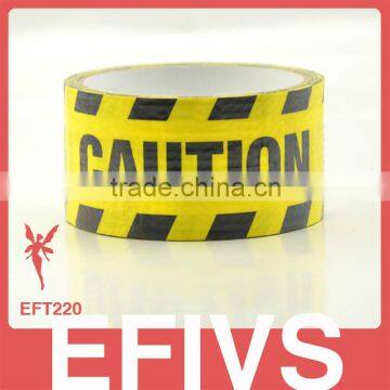 Useful caution print waterproof cloth duct tape