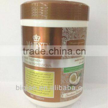 Coconut Oil Hot Oil Cream, Hair treatment mask for Shining,Deep repairing day&night hair mask hair food hair conditioner