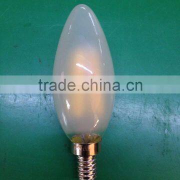 frosted glass LED filament candle light C35 4watt 2w E14S 220V-240V CE ROHS UL