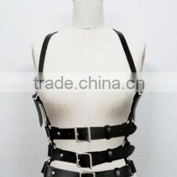 Francesca Black Leather Harness at 'Ayaan' AP-4536