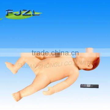 Remote control simulated human baby diagnosis for study