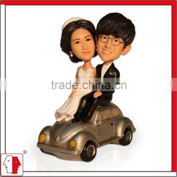 MING PEOPLE 7" custom cake topper wedding your own bobblehead for wedding decor ,wedding souvenir,wedding gift