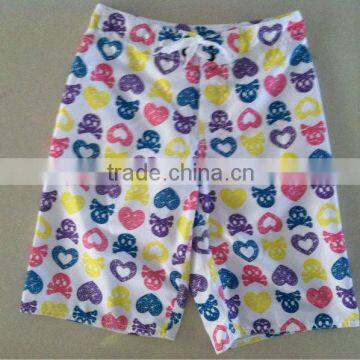 2013 customized sublimateion man's beach short for water sport in summer