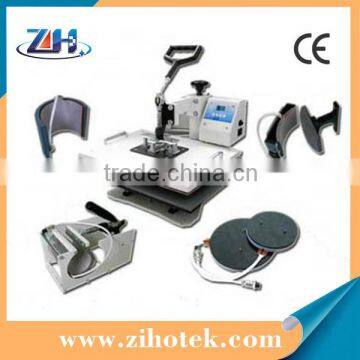 Easy operate manual heat press machine 6 in 1 for own sublimation printing business press machine