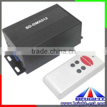 SD Card DMX Controller, Remote control DMX LED Controller, SD Card and Remote control Controller