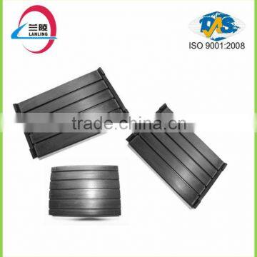 Railway rubber shock insulation pad