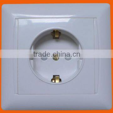 European style flush mounting schuko socket outlet (F6010)