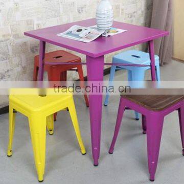 Outdoor Useful Iron Square Table photo-5