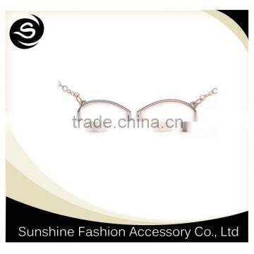 alloy ,gold-plated love butterfly necklace, nickel,lead,cadmium-free