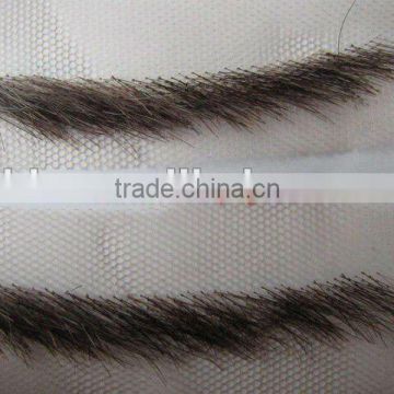 Hight quality human hair eyebrow