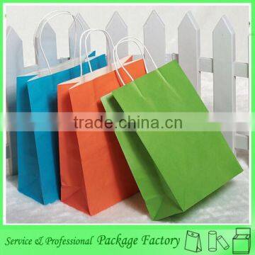 10 years factory cheap popular paper gift bag with handle