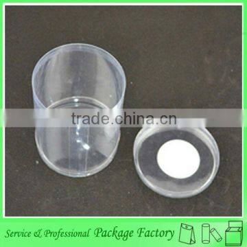 Customized printing plastic clear round pvc box