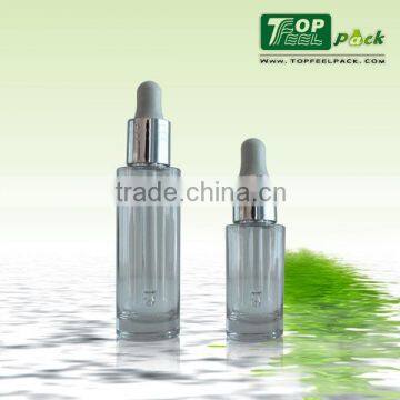 Hot sale Round Clear PETG Bottle; 20ml/30ml PETG Plastic Dropper Bottle