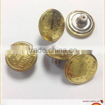 Plating Golden metal snap button