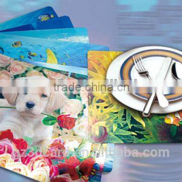 Colorful 3D Lenticular Carton Table Mat 2015 photo-6