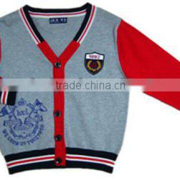 customised knitwear sweater cardigan school uniform children cardigan jumper sweater