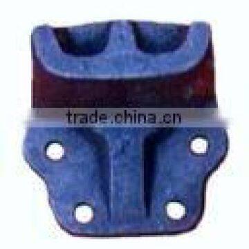 After leaf spring support