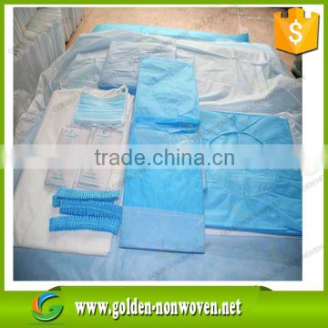 10-70gsm non woven fabric for disposable bedcover, non woven fabric for surgical cap,face mask,operation gown