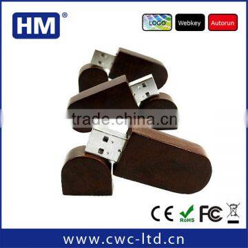 custom wooden gift USB 2.0 Interface Type different shape usb pen drives