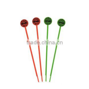 Plastic stirrer in promotion