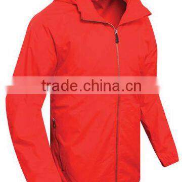 men's casual windbreaker waterproof hoody jacket