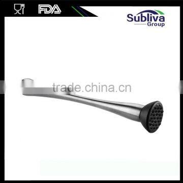 Food Grade 304 Stainless Steel Waspwaist Bar Muddler