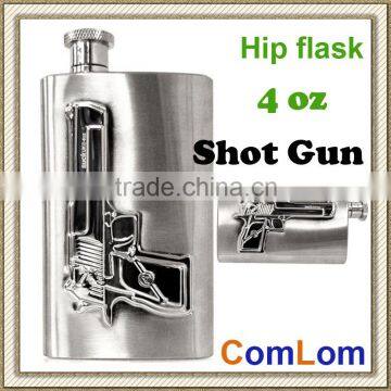 great gift 4oz shot gun hip flask