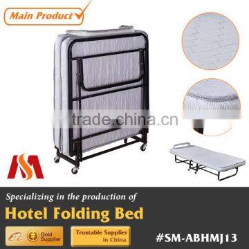 Hotel Resorts Metal Foldable Guest Room Resorts Folding Bed