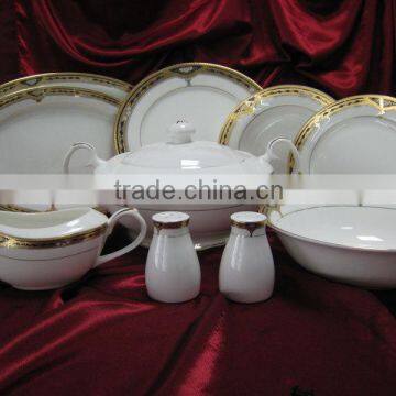 stock 46 pcs India dinnerware stock fine bone china