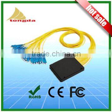 GPON Fiber Optical splitter 1*16, PLC Splitter ABS box type