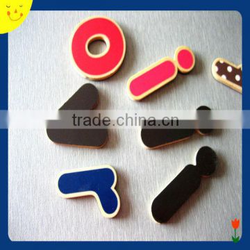 Custom shape Wooden words fridge magnet for decoration