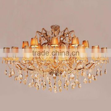 K9 Modern luxury amber crystal chandelier lighting of CE