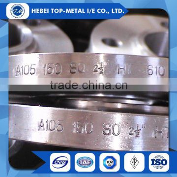 supply ansi b16.5 slip on raised face carbon steel flange