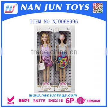Hot Sale Pretty Single Fashion Doll With Handbag photo-2