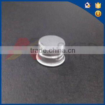 24mm silver aluminum screw cap, glass bottle screw aluminum cap