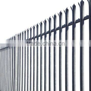 2.1m High 'W' Section Palisade Security Fencing