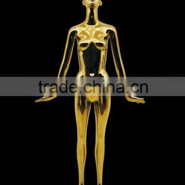 sexy gold color chrome mannequins