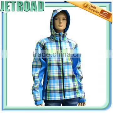 Women 2 Layers Breathable Membrane Softshell Jacket With Removable Hood photo-3