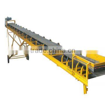 stainless steel salt conveyor equipment rubber conveyor