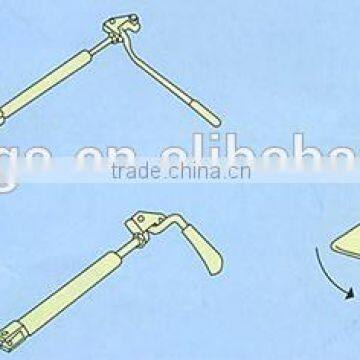 adjustable gas spring for bus seat