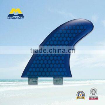 Honeycomb surfboard fins