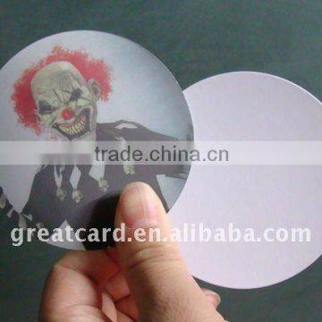 Die-cut Round Shape Lamination 3D Card