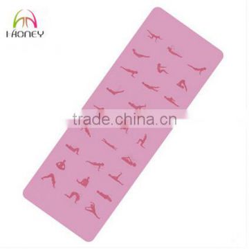 PU yoga mat digital printing foldable mat