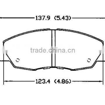 D465 OE06450-S5D-A01 for Honda Acura fronts ceramic brake pad