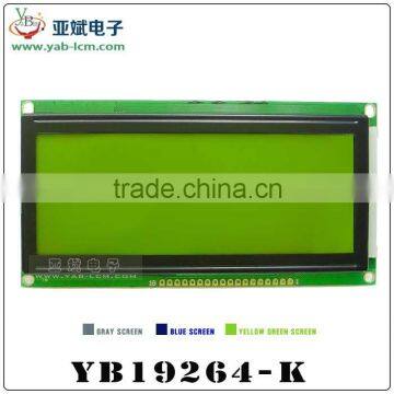 192 * 64 b graphic dot-matrix LCM LCD screens Optional color voltage