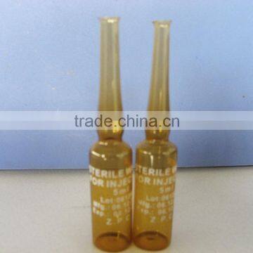 low borosilicate pharmaceutical use clear and amber ampoule with blue dot manufacturer