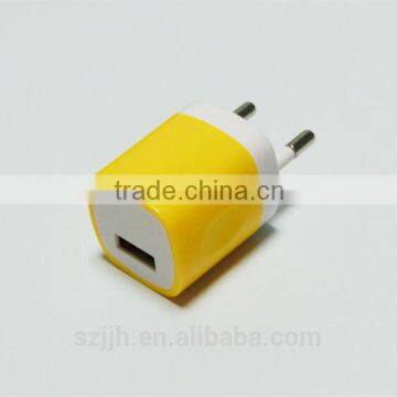 A class item PE bag factory price 5v 1A single USB wall charger