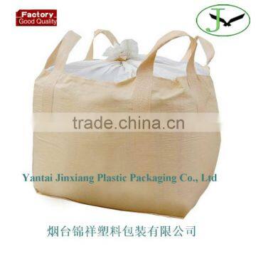 100% PP woven polypropylene bags duffle bag 1 ton bag pp big bag 1000kg super sack plastic big bag FIBC in shadong manufacturer