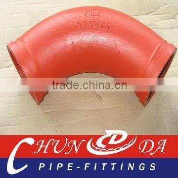 Junjin DN125 Concrete Pump Cast Elbows (R275*90D,High Manganese)